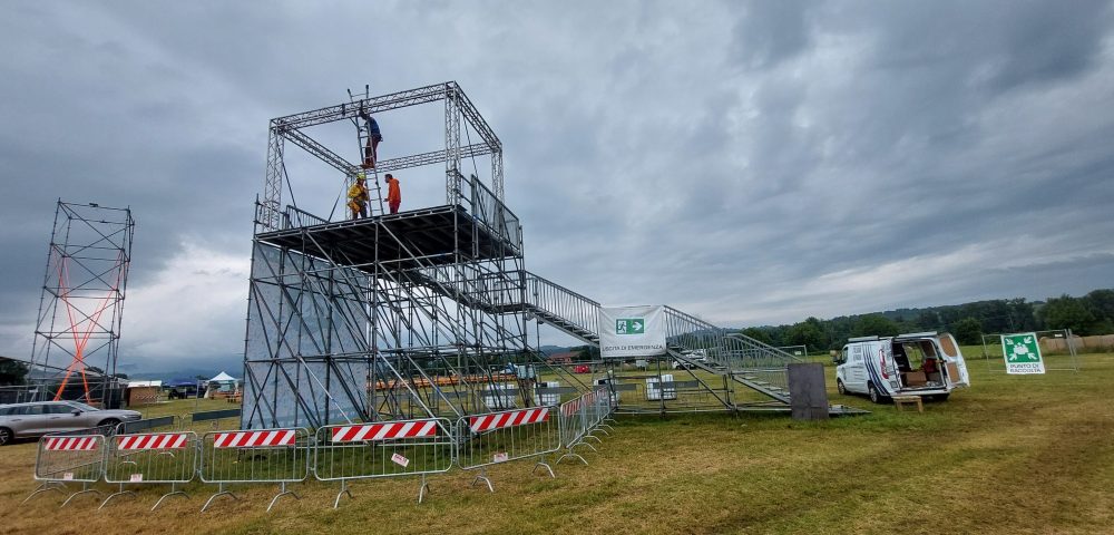 Costruzione maxi altalena Youth festival sassuolo